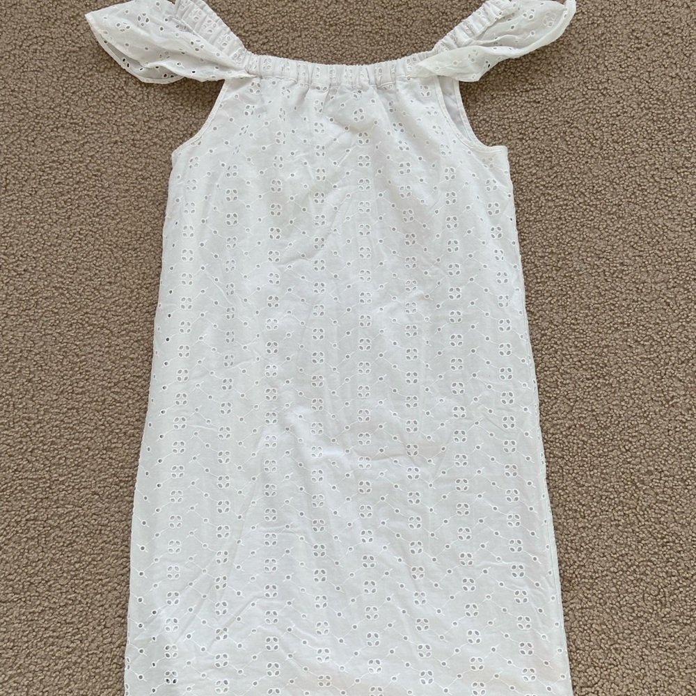 J. Crew White Eyelet Dress